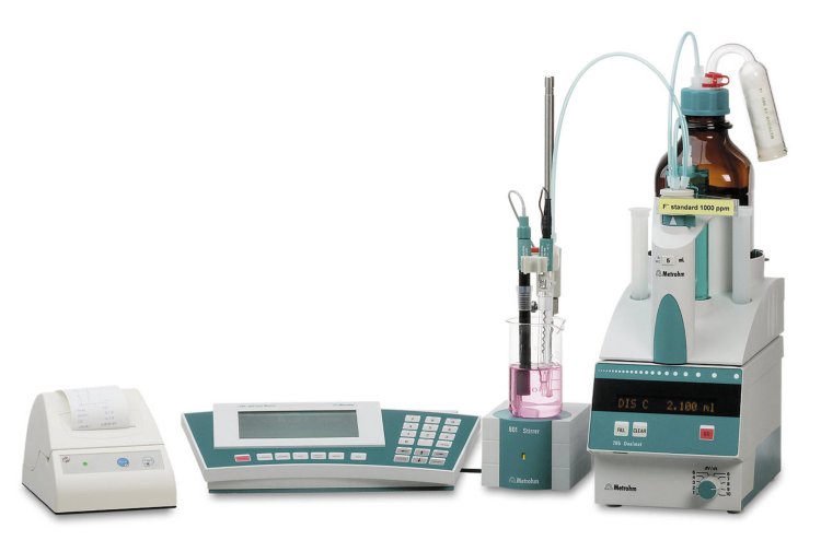 Ion meter dengan dosimat dan printer