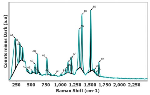 Raman spectrum using the automeasurement