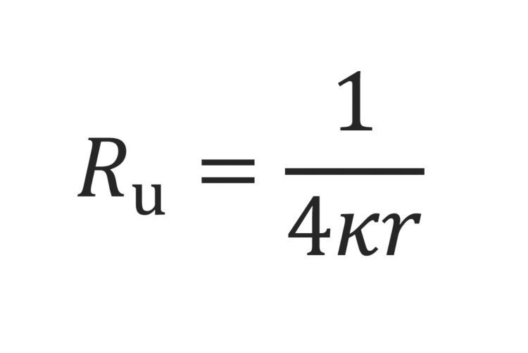 Calculation of the ohmic resistance for a rotating disc electrode (RDE) 