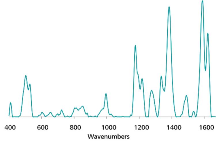 Standard Au NP SERS spectrum of Metanil Yellow.