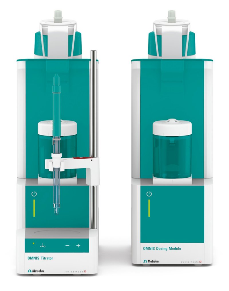 OMNIS Titrator with an OMNIS Dosing Module. 