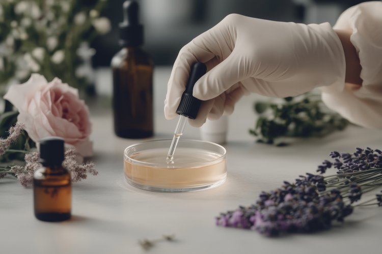 Perfume lab creates floral fragrances
