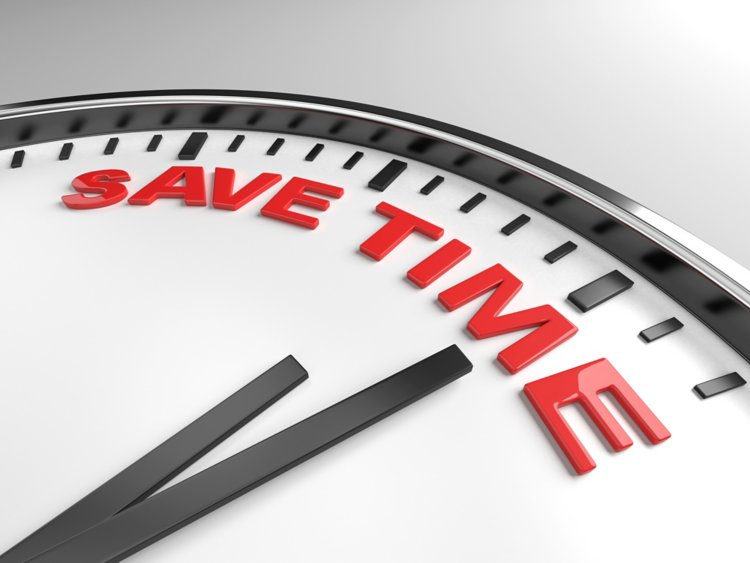 Illustration of time savings