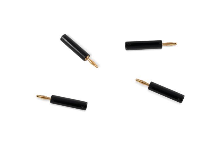Banana connector 4 mm to 2 mm (includes 4 units)