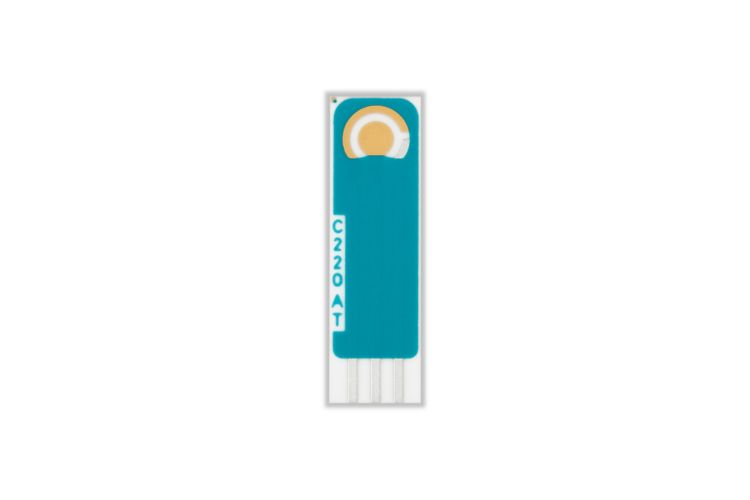 Électrode à film épais en or (aux. : Au ; réf. : Ag) / encre AT / pour travail en solution