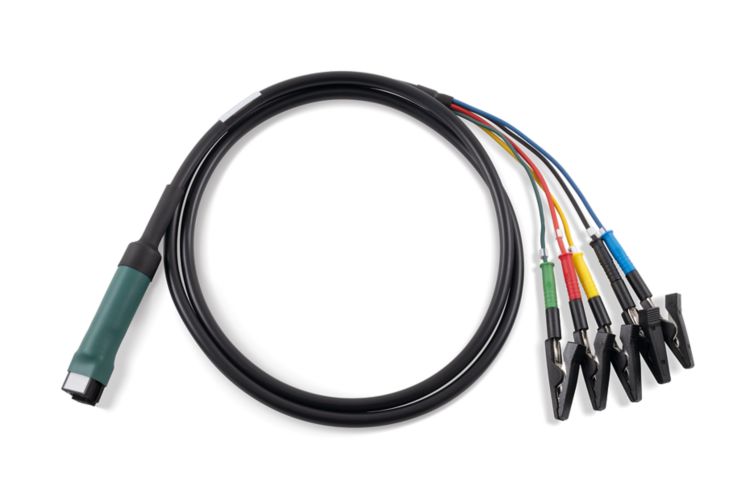 Cable connector for interdigitated electrodes with AUX and REF