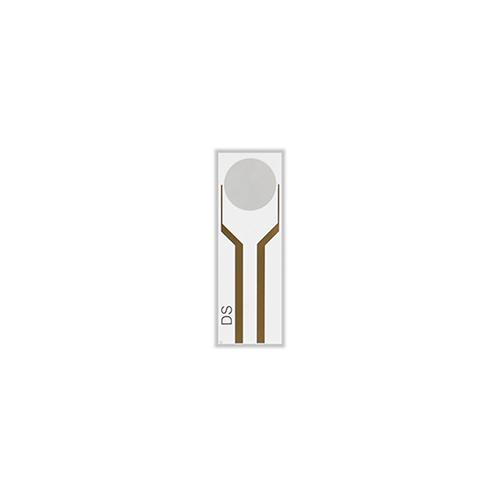 Interdigitated Gold Concentric Electrode / 10 microns lines and gaps / Glass Substrate