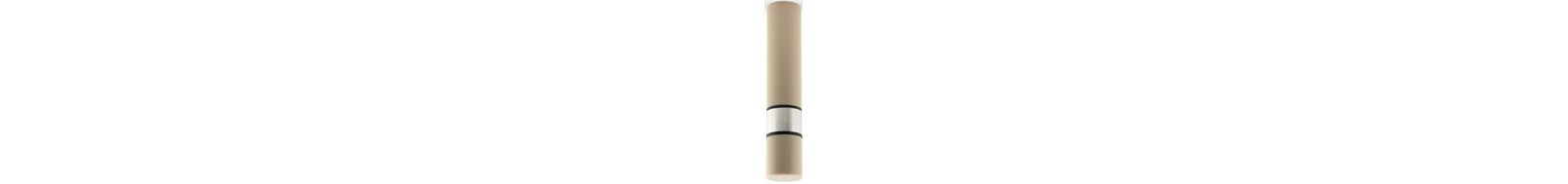 Side view of a rotating cylinder electrode.