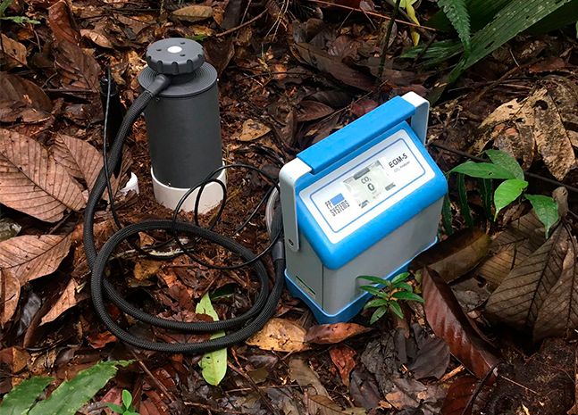 EGM-5 La solución perfecta para las mediciones del flujo de CO2 en el suelo y del flujo neto de CO2 en doseles vegetales bajos.