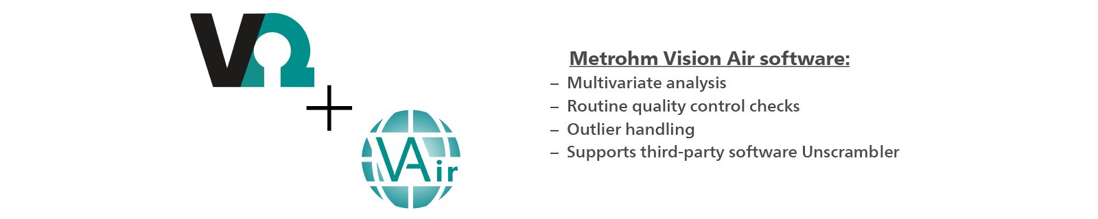 Vision Air—Metrohm’s universal software for lab Vis-NIR spectroscopy.