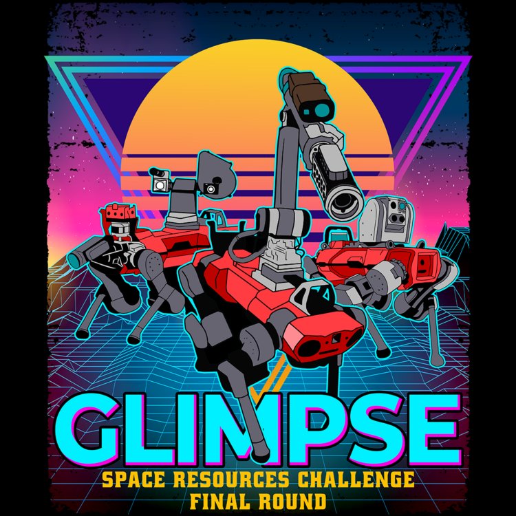 Illustration of MIRA on a robot for the GLIMPSE (Geological Lunar In-Situ Mapper and Prospector for Surface Exploration) Project.