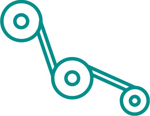 industry icon; paper, pulp; textile & leather industry; main industry icon; fabric between rolls