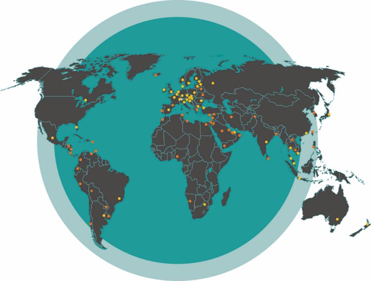 Metrohm World, Metrohm subsidiaries