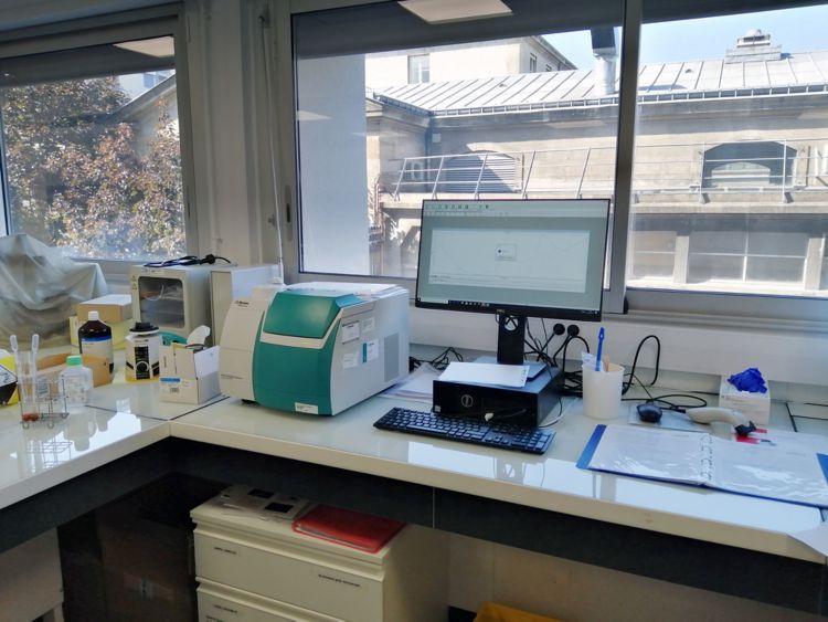 The NIRS DS2500 Solid Analyzer at work in the Functional Coprology Laboratory at the University Hospital Pitié Salpêtrière - Charles Foix (Paris, France)
