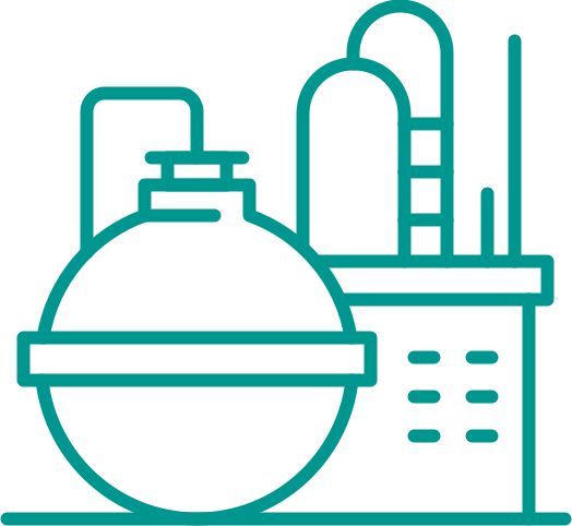 icon, petroleum and renewable fuels, refining crude oil