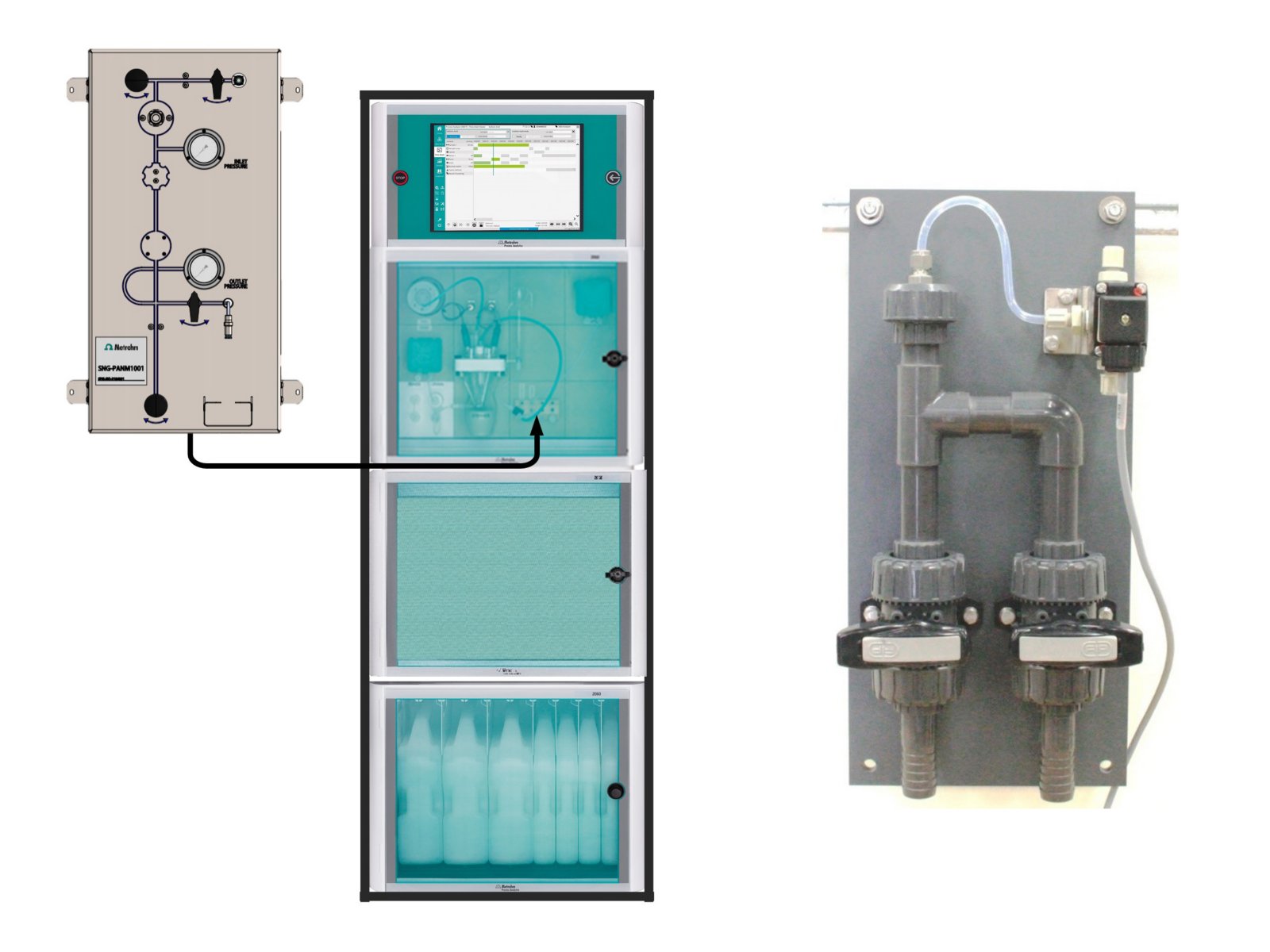 Different options are available for preconditioning samples prior to process analysis.