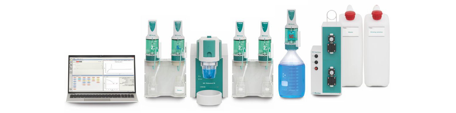 Example of a semiautomated CVS setup with Dosino sample transfer.
