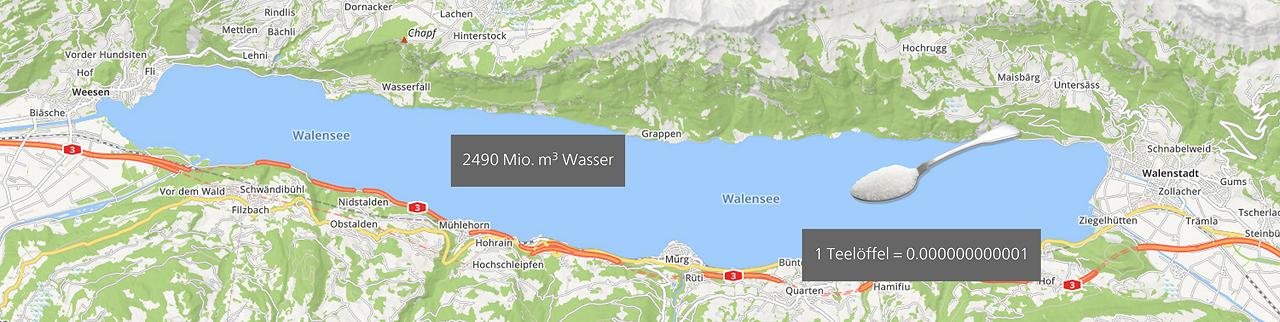 Walensee: Messungen im Pikogramm-Bereich