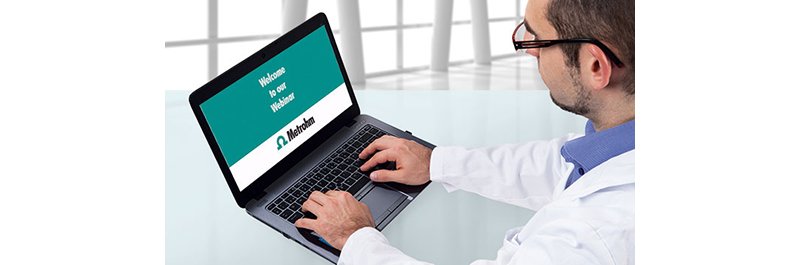 Webinars Karl Fischer titration, potentiometric titration, ion chromatography, electrodes, NIRS
