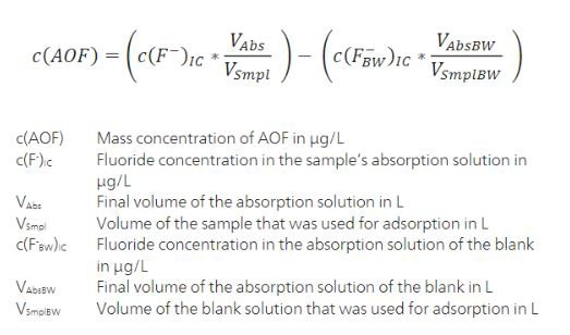 calculation AOF concentration
