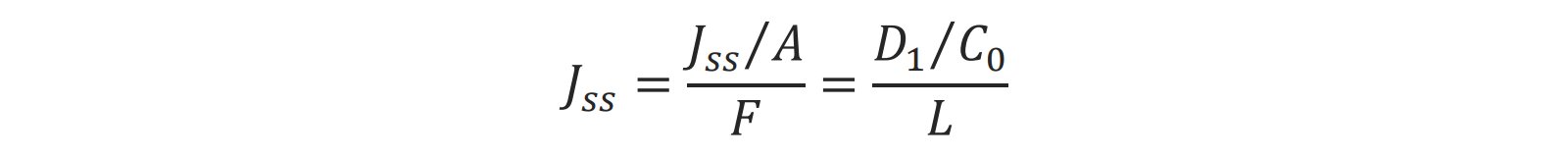 Calculation of the steady-state permeation current