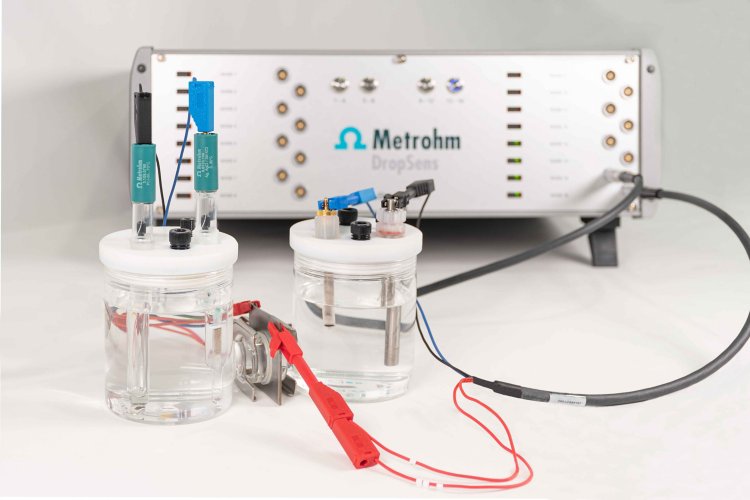 Instrumento μStat-i Multi16 con H-CELL.