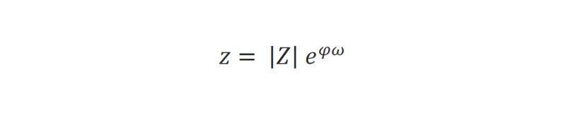 Impedance of the system in polar coordinates