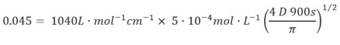 Calculation of electrochemical parameters from data 