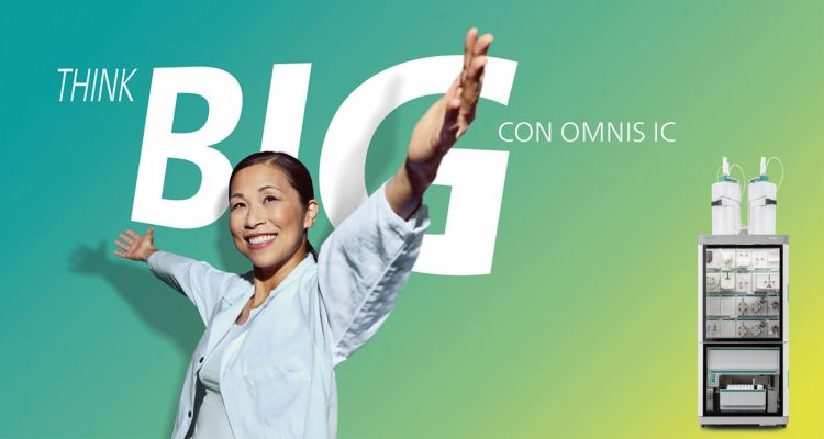 El nuevo referente en cromatografía iónica: piensa a lo grande con OMNIS IC