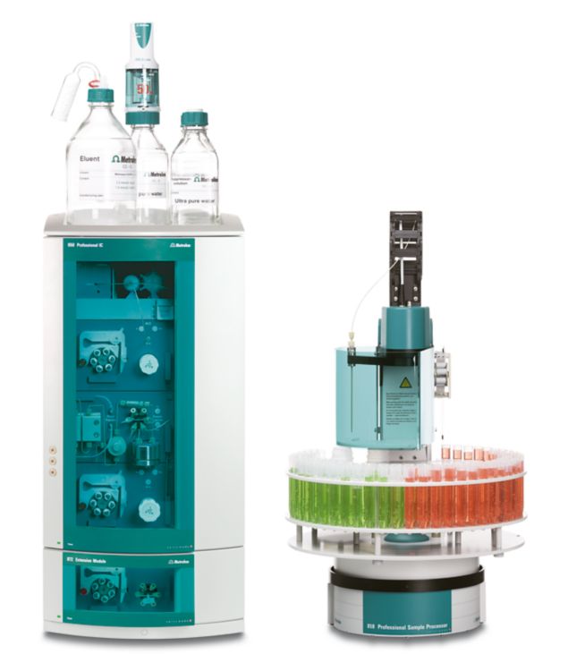 "ProfIC 11 – Anion" – Professional IC System for trace analysis with Inline Calibration, Sample Preconcentration, Matrix Elimination and Neutralization