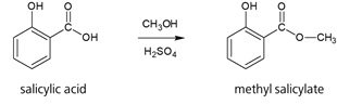 図11-4　サリチル酸メチルの合成 (サリチル酸のエステル化)